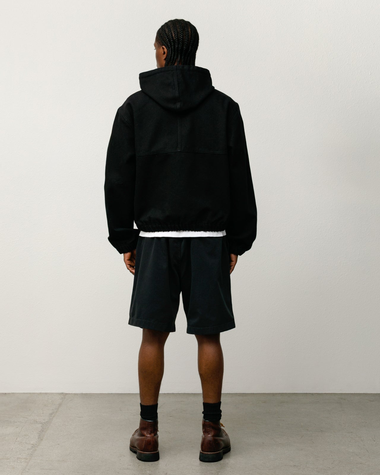 Work Jacket Unlined Canvas Mens Long Sleeve In Black