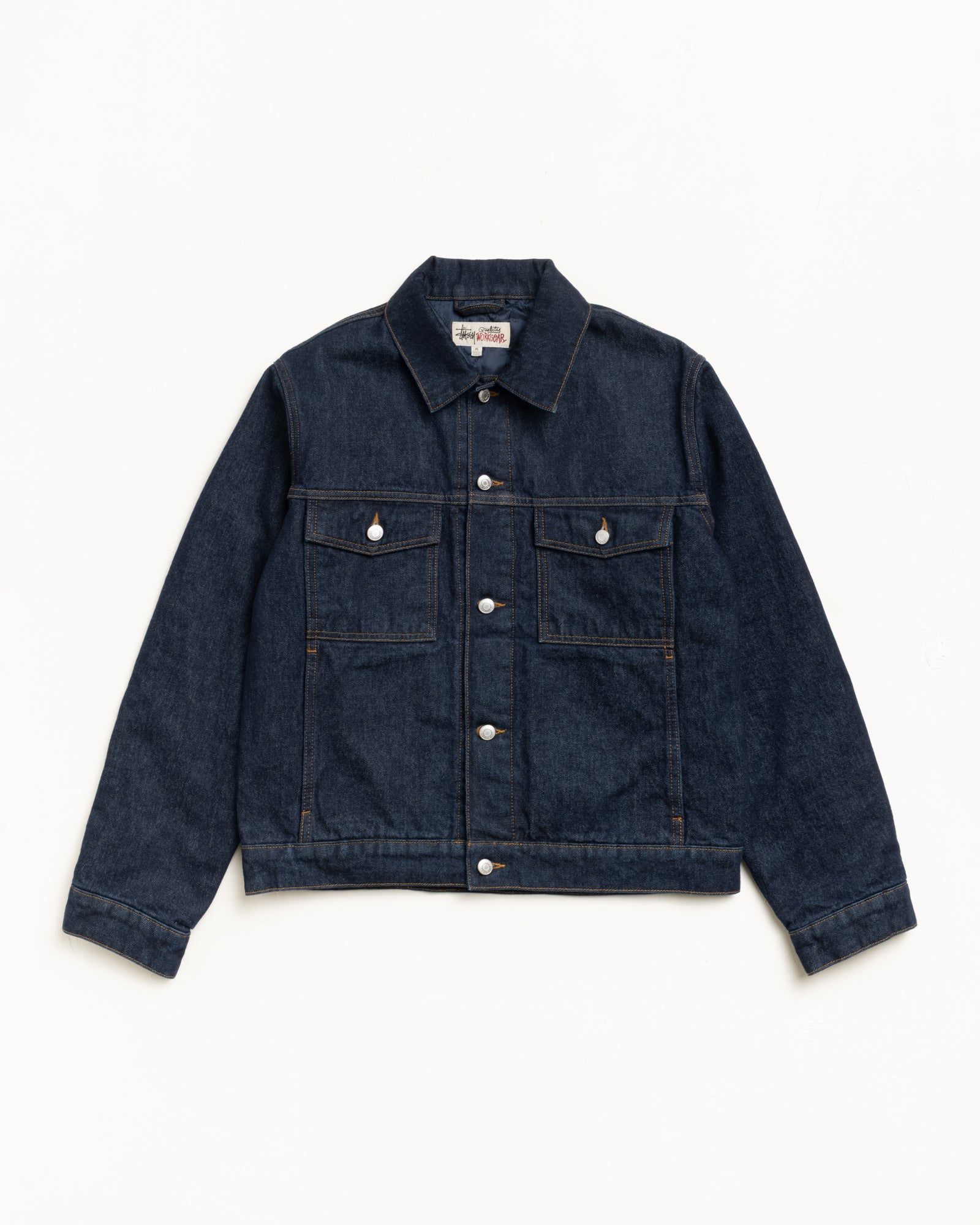 Lined Denim Trucker – Rinsed Indigo | Outerwear | Stüssy Europe
