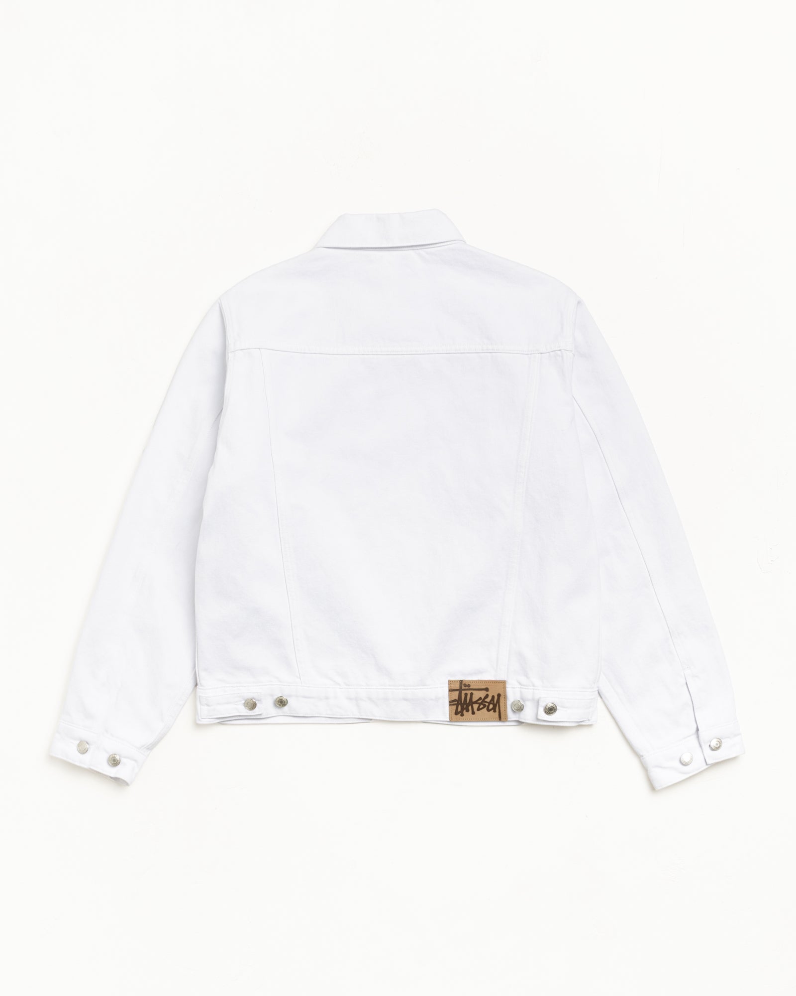 Lined Denim Trucker – White | Outerwear | Stüssy Europe