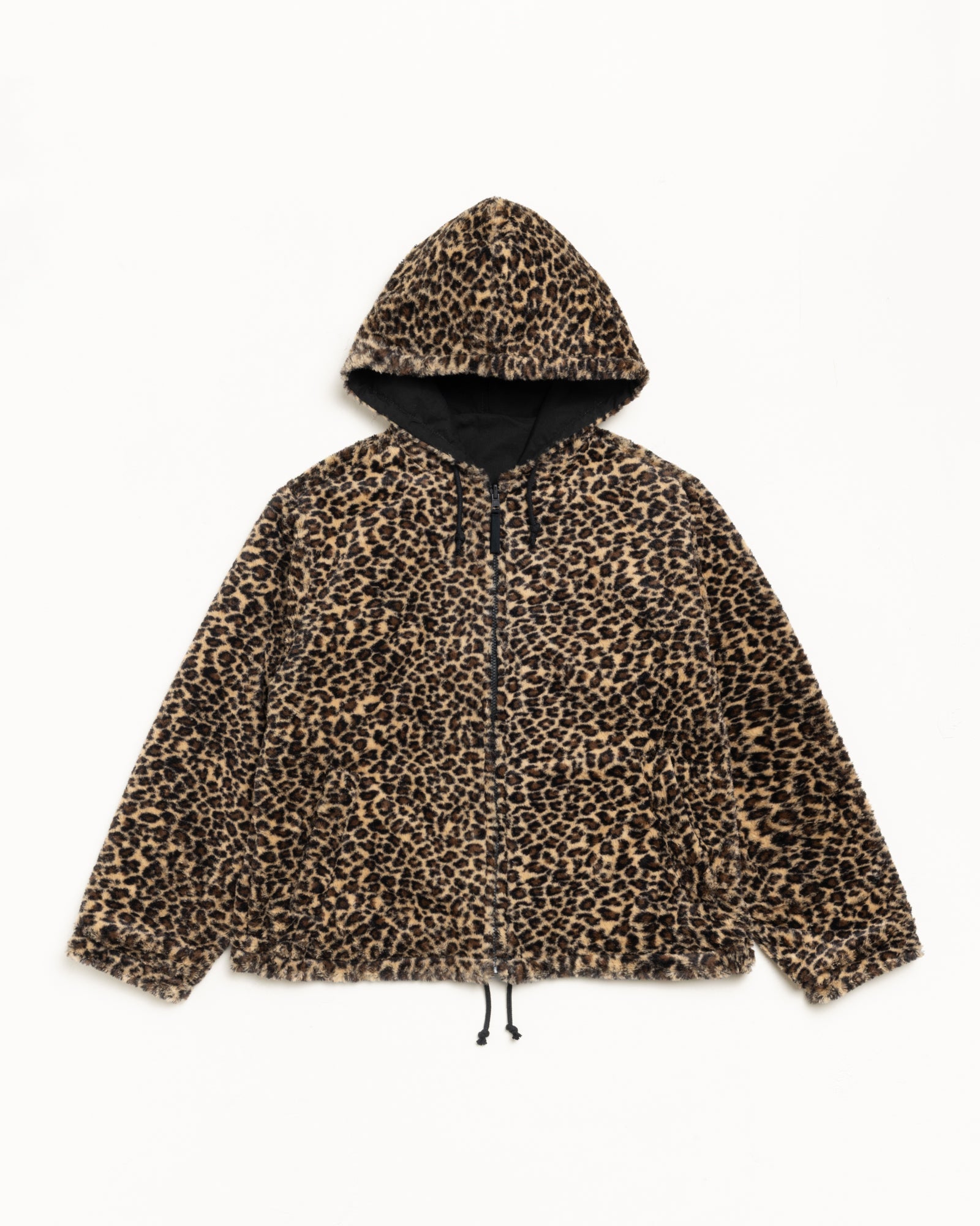 Reversible Hooded Jacket – Leopard | Outerwear | Stüssy Europe