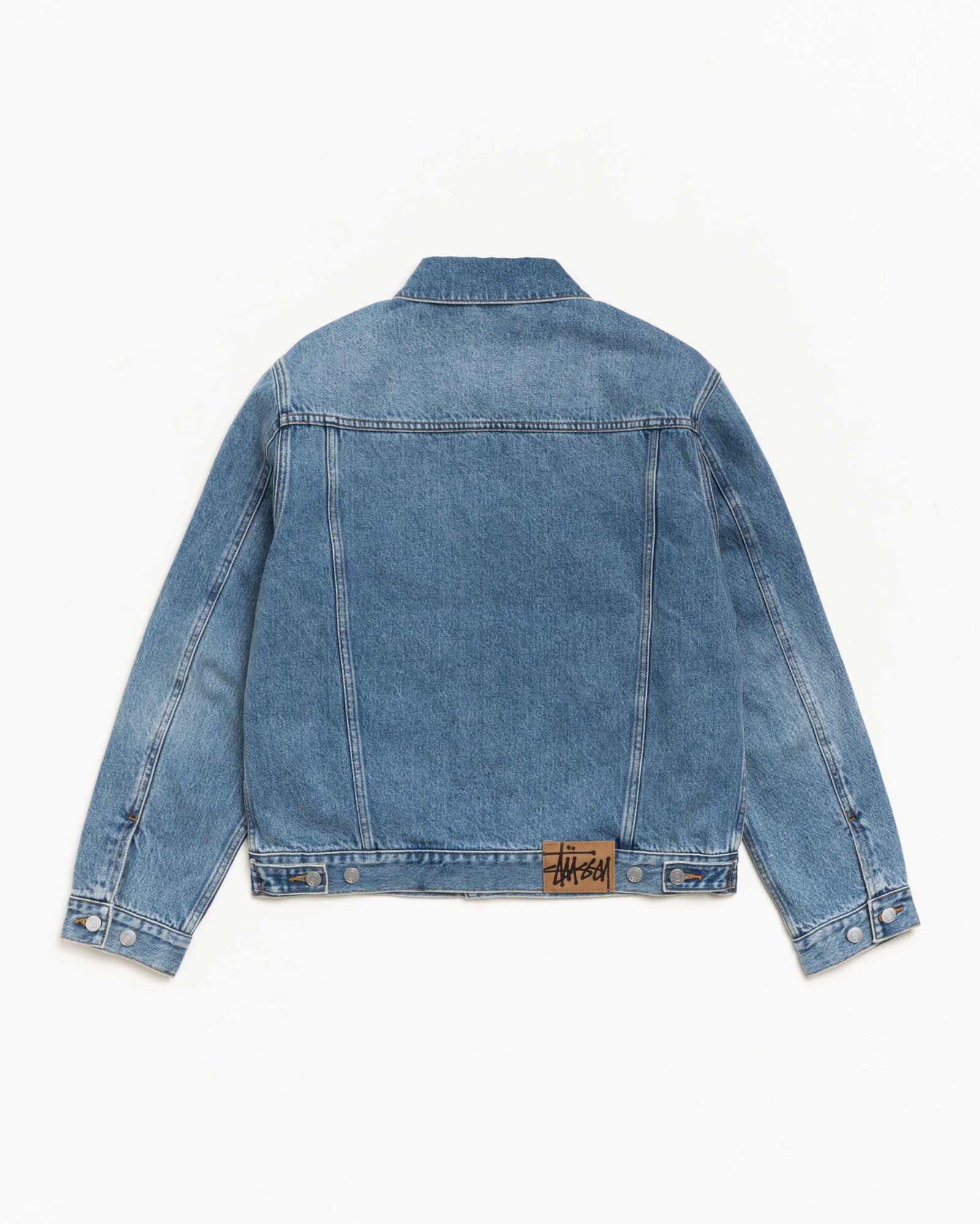 Lined Denim Trucker – Indigo Stone Wash | Outerwear | Stüssy Europe