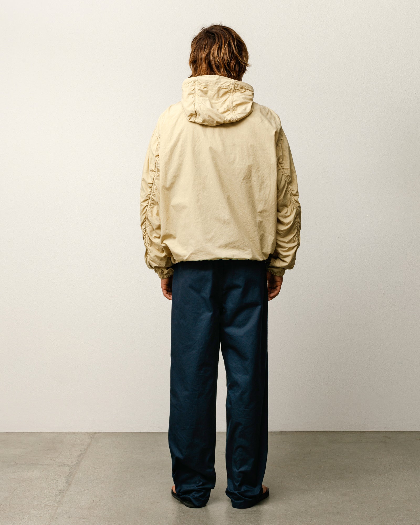 Double Cotton Hooded Jacket – Sand | Outerwear | Stüssy Europe