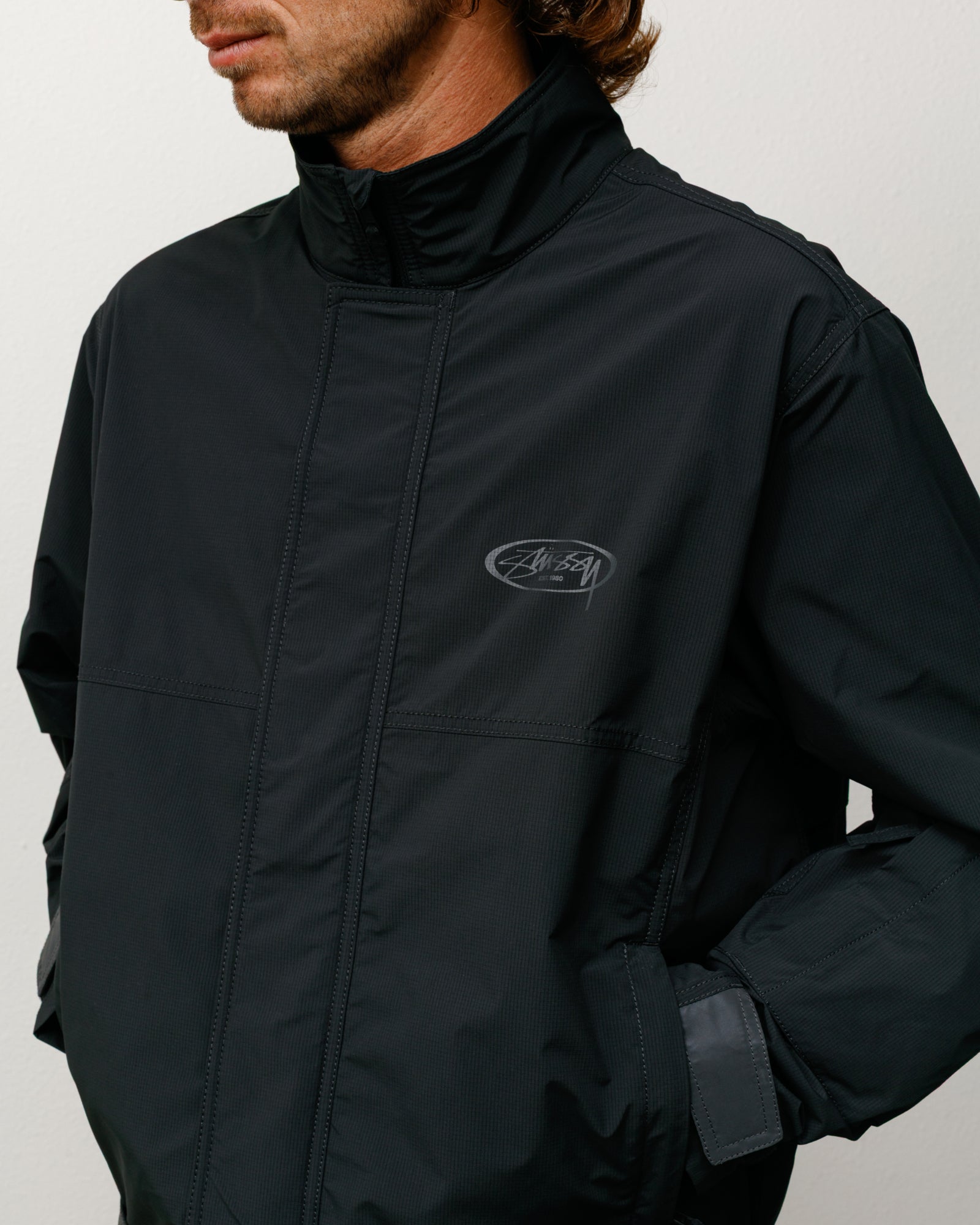 Mx Jacket – Black | Outerwear | Stüssy Europe