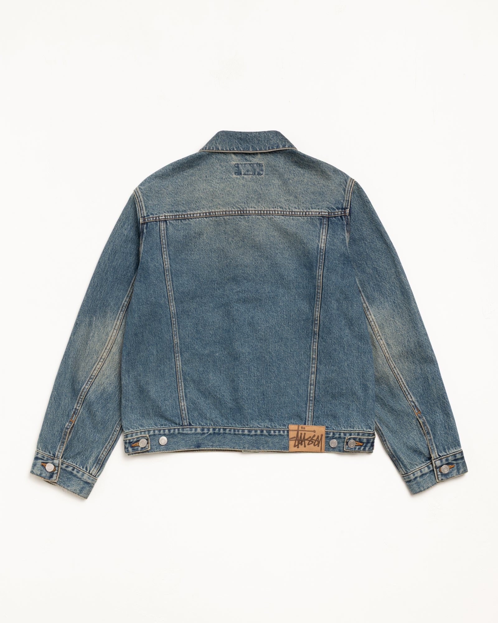 Trucker Jacket Denim – Vintage Mid Wash | Outerwear | Stüssy Europe