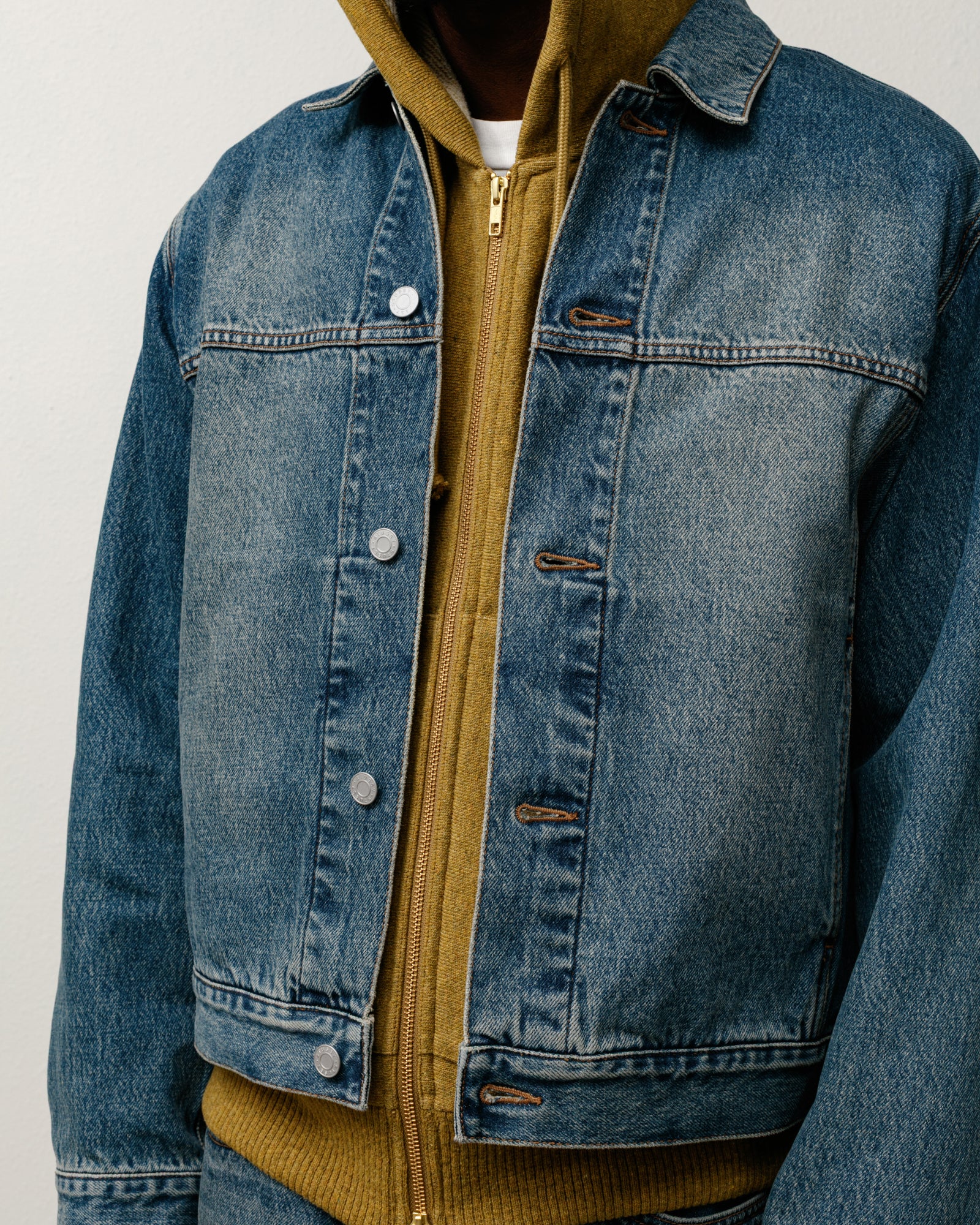 Trucker Jacket Denim – Vintage Mid Wash | Outerwear | Stüssy Europe