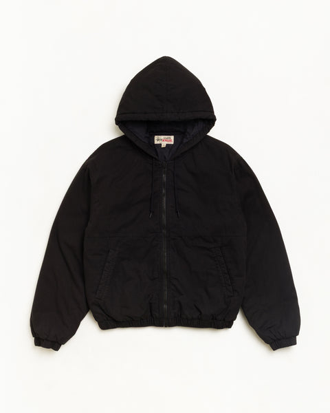 Work Jacket Ripstop Unisex Long Sleeve In Black