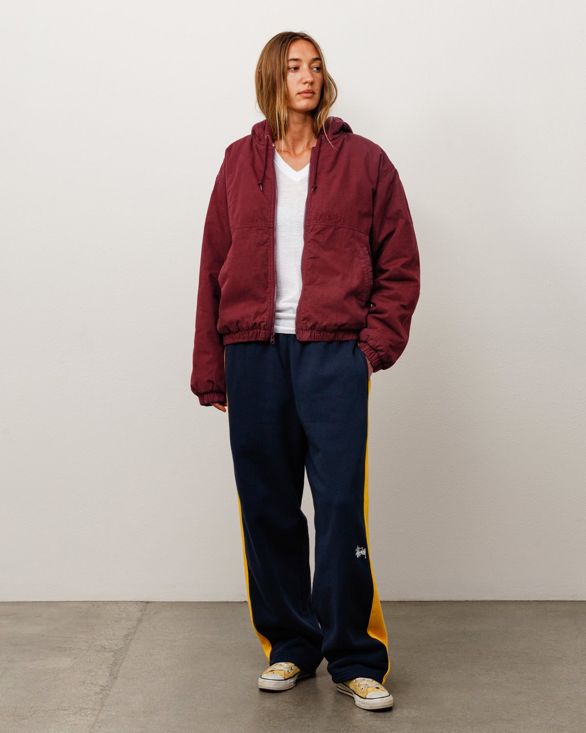Ripstop Work Jacket - Burgundy | Outerwear | Stüssy Europe