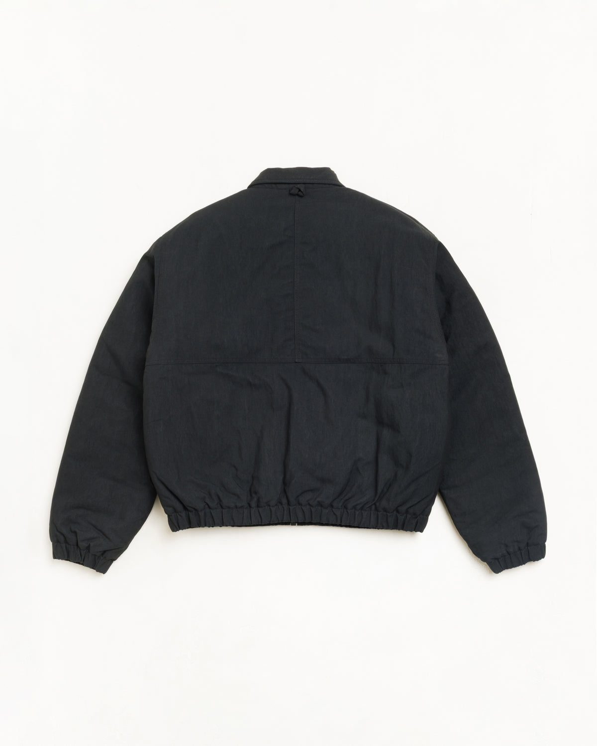 Nyco Collared Work Jacket Unisex Long Sleeve In Black