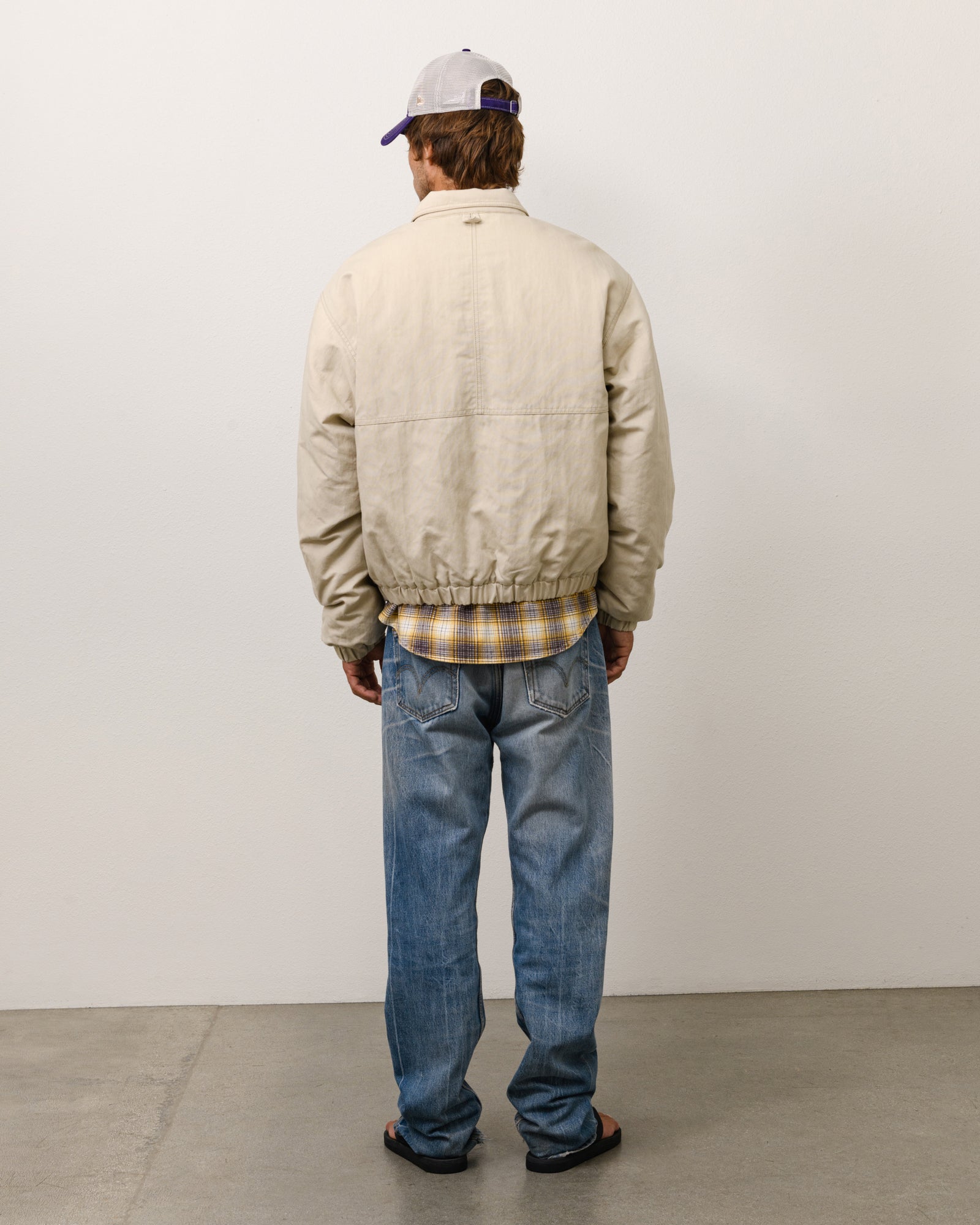 Nyco Collared Work Jacket - Sand | Outerwear | Stüssy Europe
