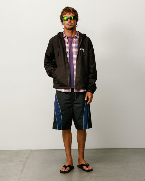 Veste Waxed Cotton Beach Shell dans le coloris Brown