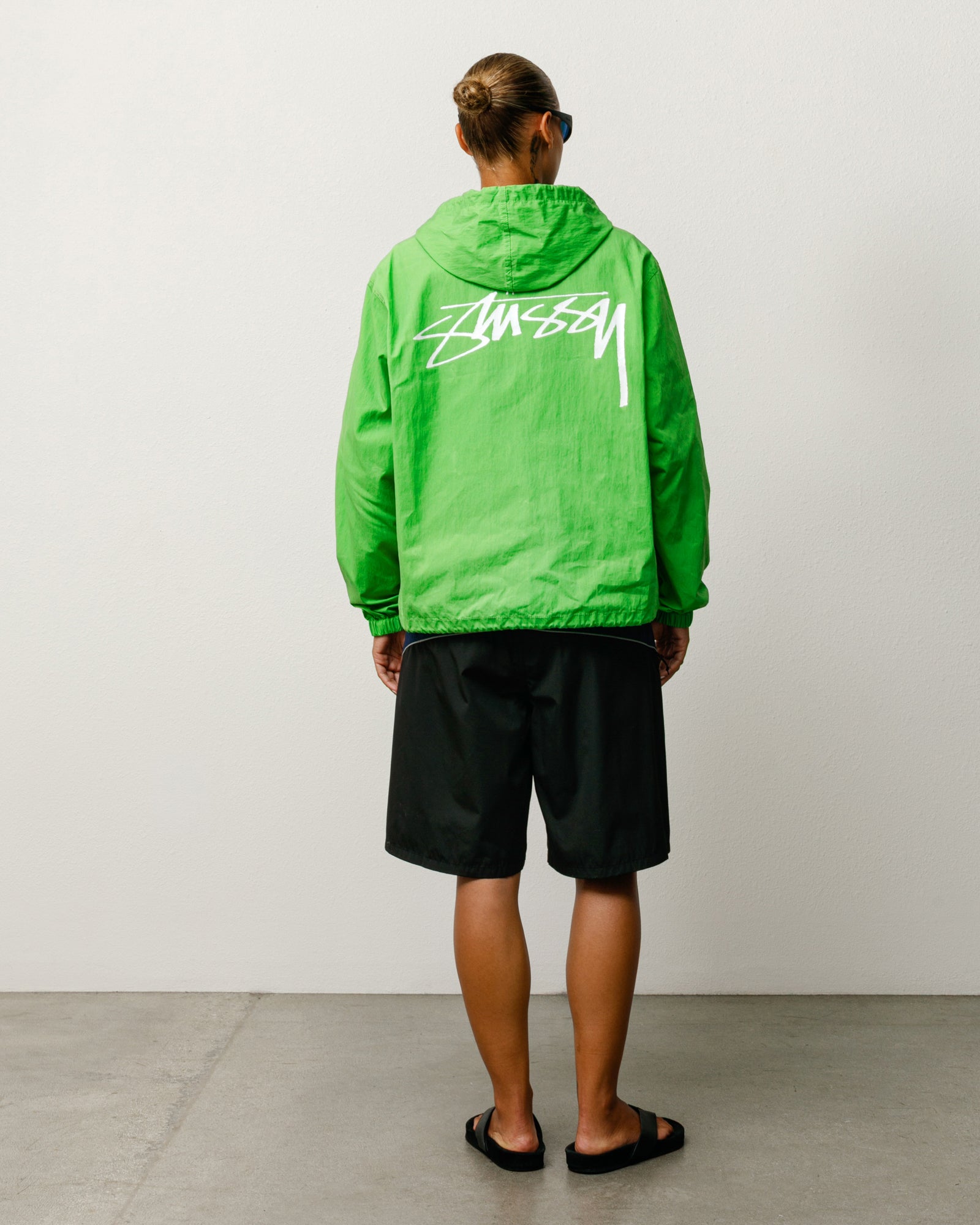Beach Shell Cotton Wax Unisex Long Sleeve In Kiwi
