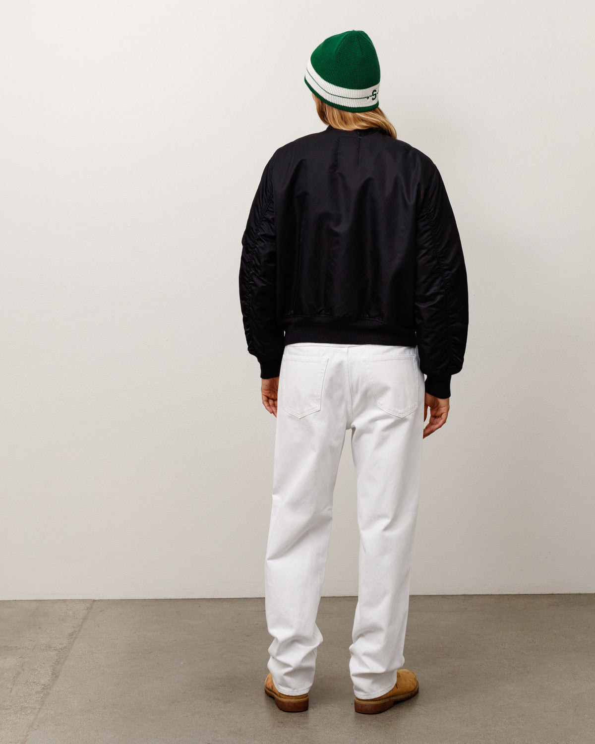 Ma-1 Bomber Unisex Long Sleeve In Black