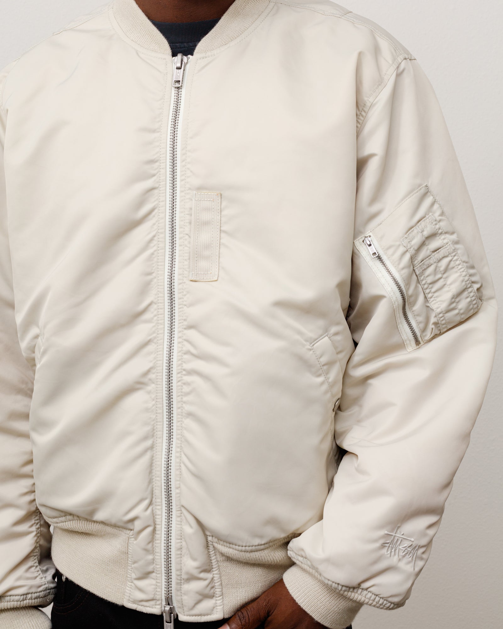 MA-1 Bomber Jacket - Bone | Outerwear | Stüssy Europe