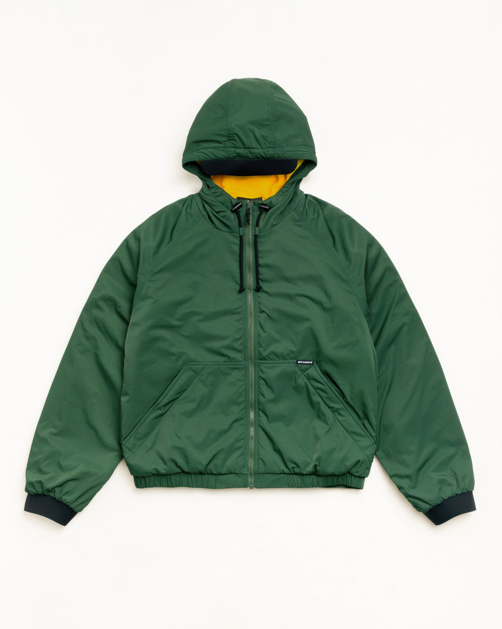 Coastline Hooded Jacket - Forest | Outerwear | Stüssy Europe