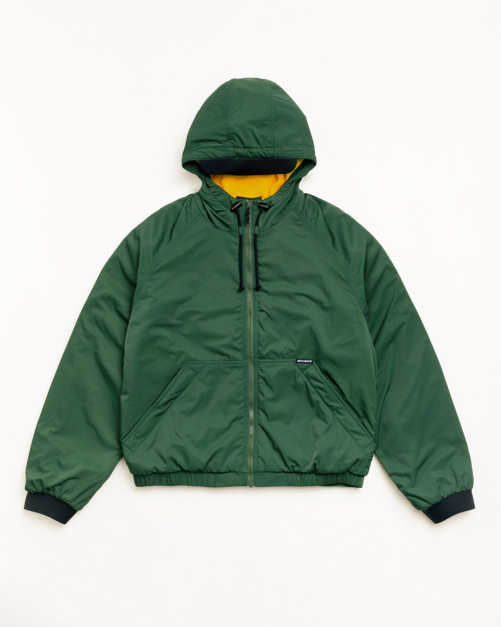 Coastline Hooded Jacket Unisex Long Sleeve In Forest | hero:main:collection:new-arrivals,shirts,tops-shirts,all,tees,outerwear,denim,knits,accessories,sunglasses,hoodies,sweats,mens-hoodies-sweatshirts,shorts,pants,bottoms,crew-sweats,zip-ups,swim,sweatpants,graphics,lazy-tees,swim,basic-9twenty,button-ups,shorts,cargos,denim-jeans,bottoms,bags,belts,wearables,gear,footwear,button-ups,basic-tops,jerseys,big-ol,classics,slim,jackets,all, | product-card-slider