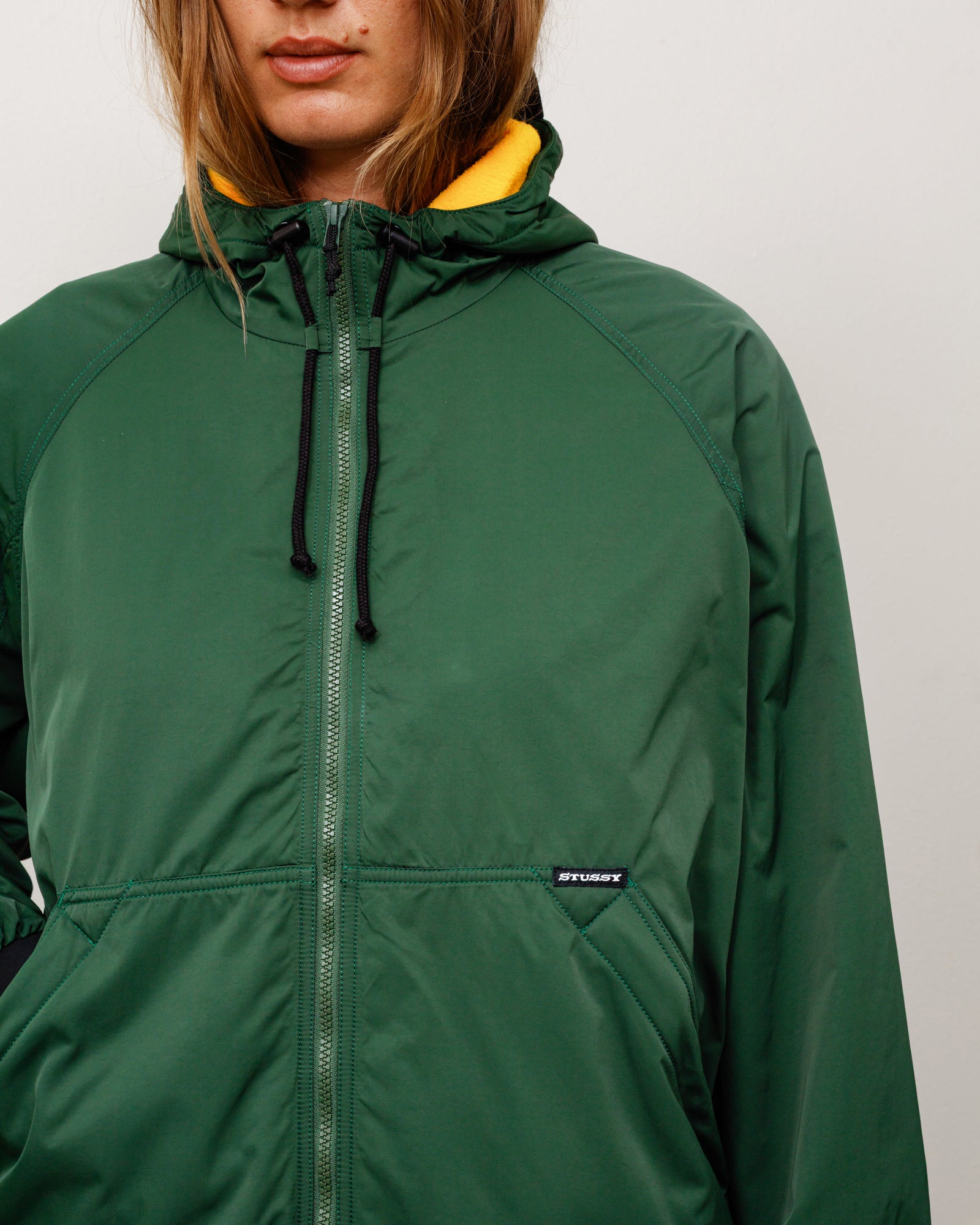 Coastline Hooded Jacket - Forest | Outerwear | Stüssy Europe