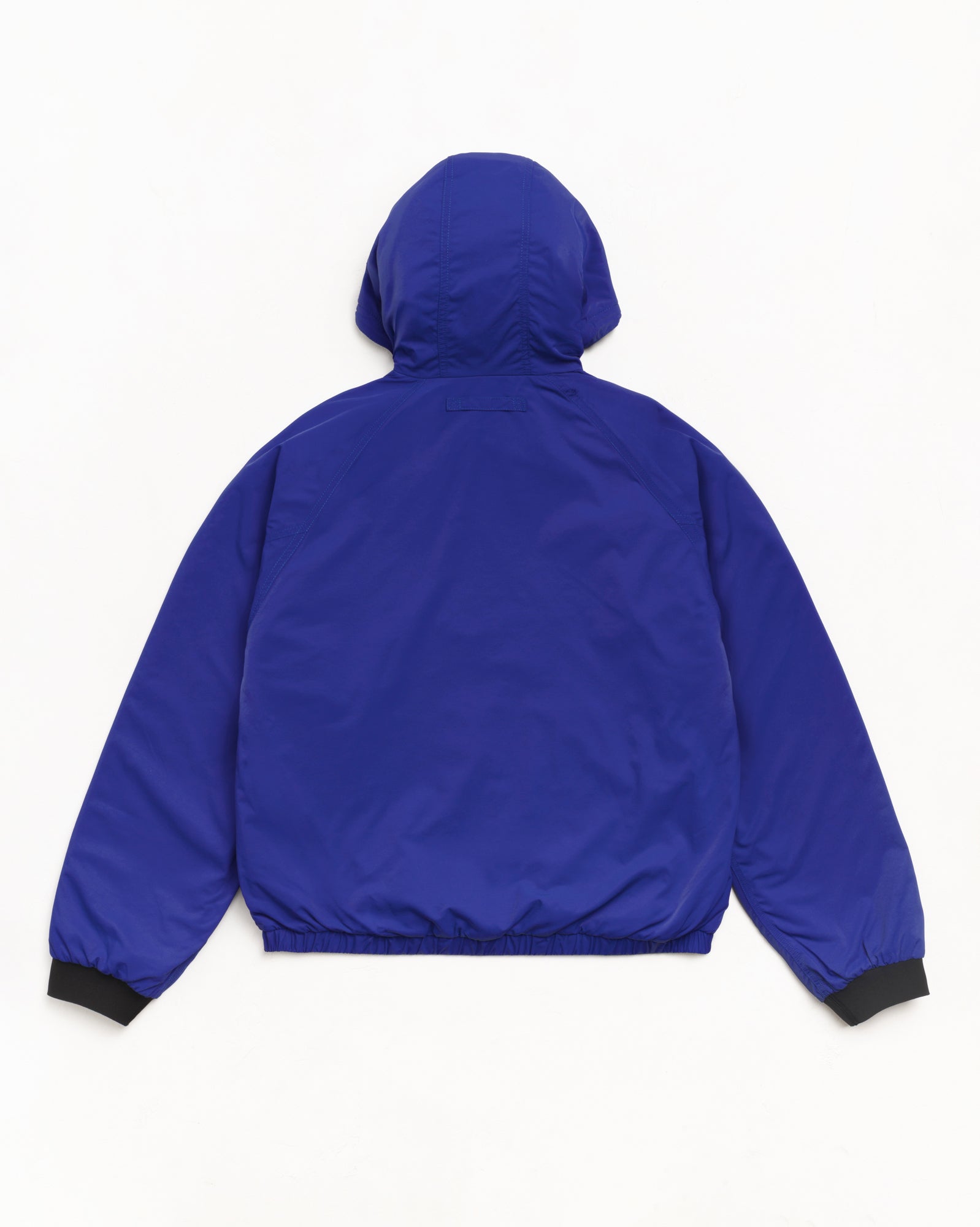 Coastline Hooded Jacket Unisex Long Sleeve In Iris