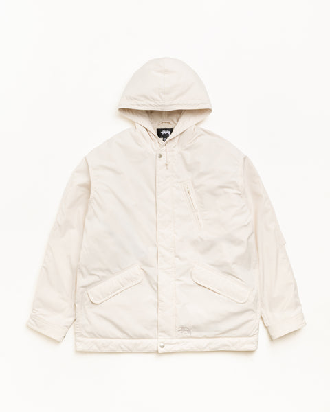 Flight Parka Unisex Long Sleeve In Bone