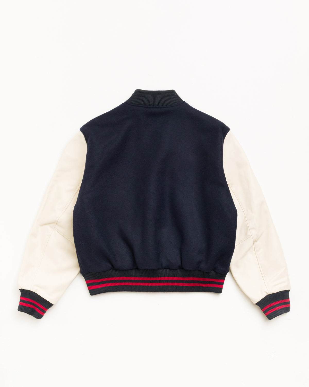Wool Varsity Unisex Long Sleeve In Navy