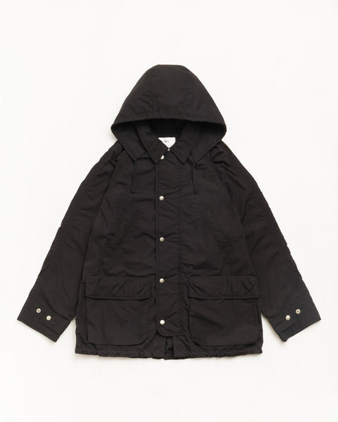 Manteau long léger Manches longues unisexe dans le coloris Black