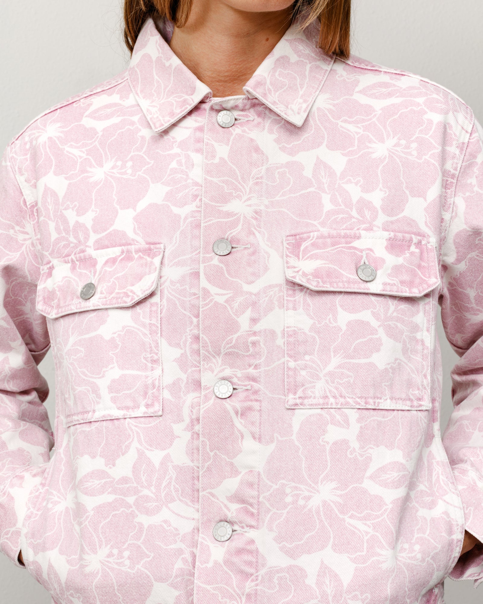 OHGA フラワージャケット　ピンク Denim Trucker Jacket – Pink Hawaiian | Outerwear | Stüssy Europe