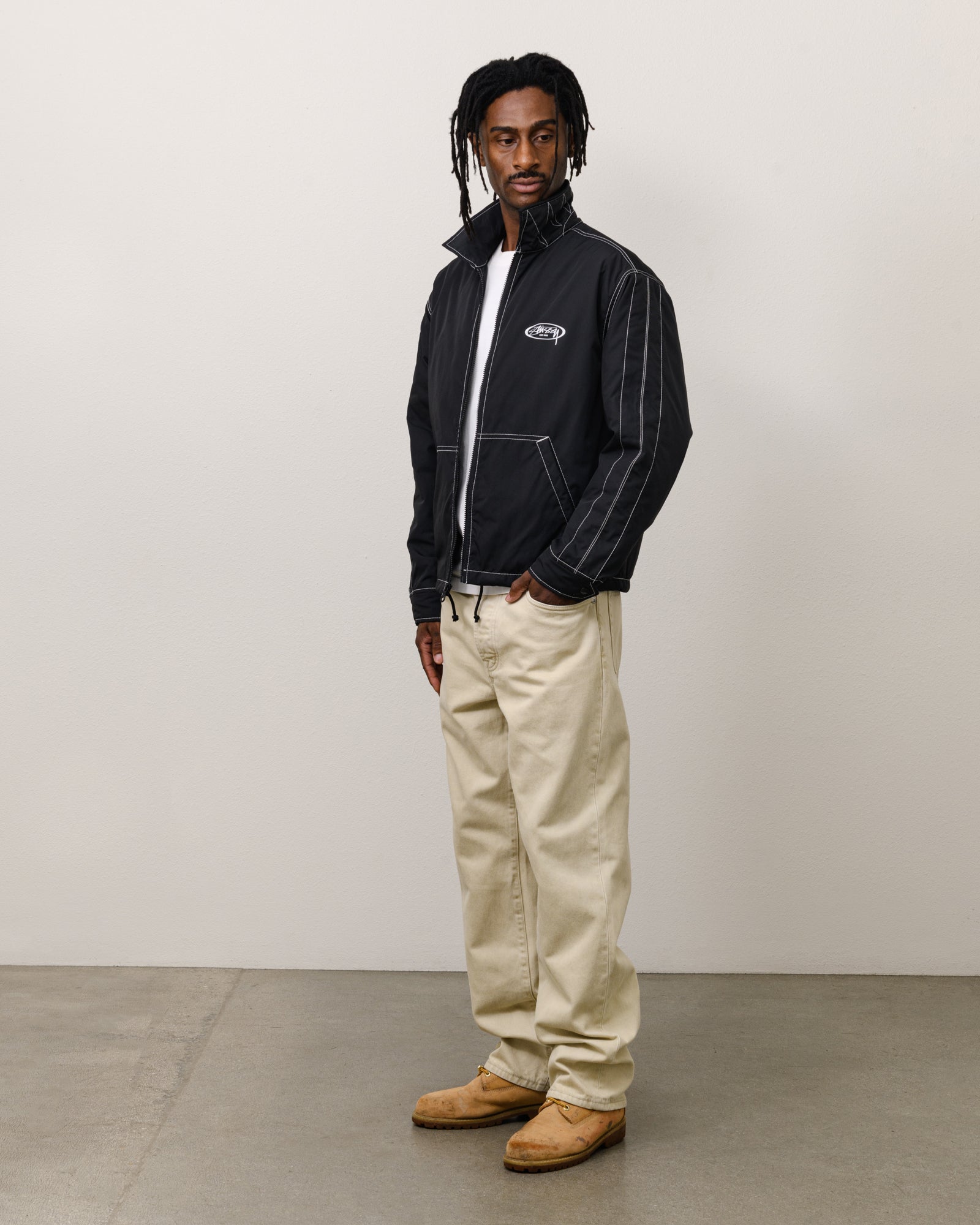 25/26モデル DEM OUTERJACKET & SIDEOPENPANTS Offshore Jacket - Black | Outerwear | Stüssy Europe
