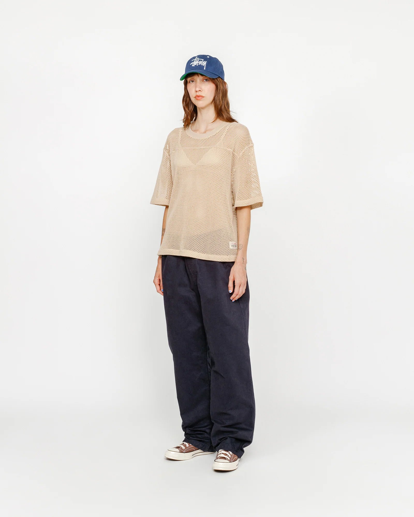 Beach Pant Brushed Cotton in navy – Stüssy – Stüssy Europe