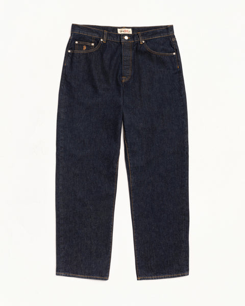 Big Ol Jean Denim Unisex In Rinsed Indigo