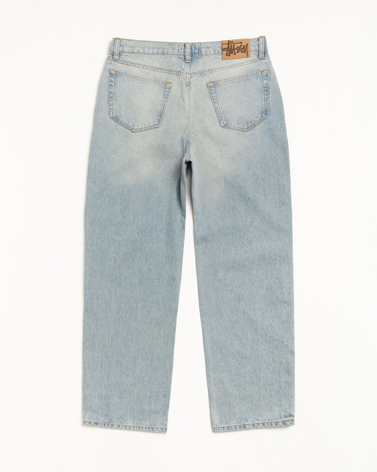 stussy big ol’ jean denim 32 Big Ol' Jean Denim – Light Wash | Pants | Stüssy Europe
