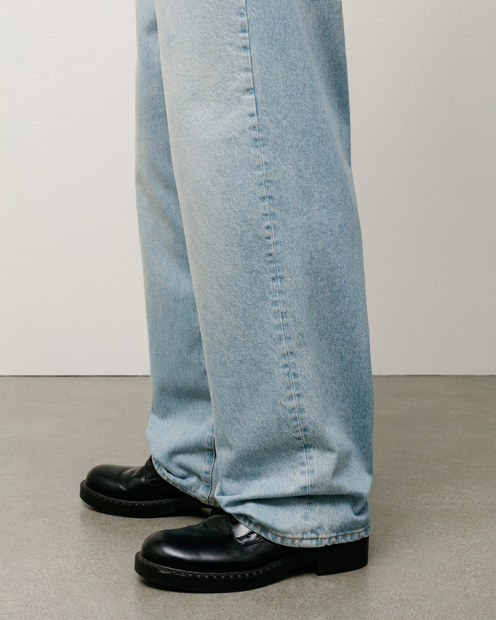 stussy big ol’ jean denim 32 Big Ol' Jean Denim – Light Wash | Pants | Stüssy Europe