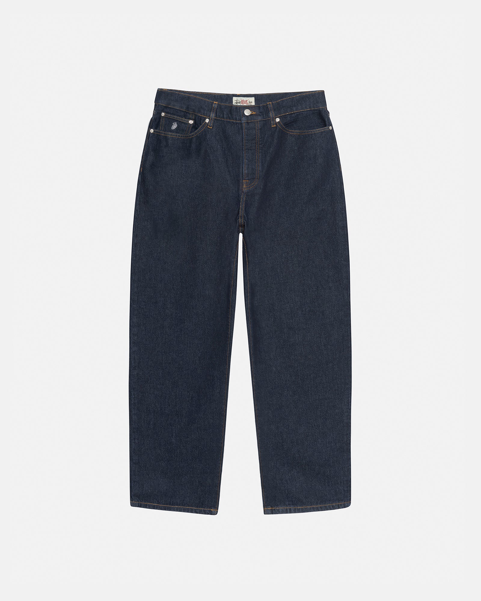 Big Ol' Jean Denim in gewaschenem Indigo – Stüssy Europa 