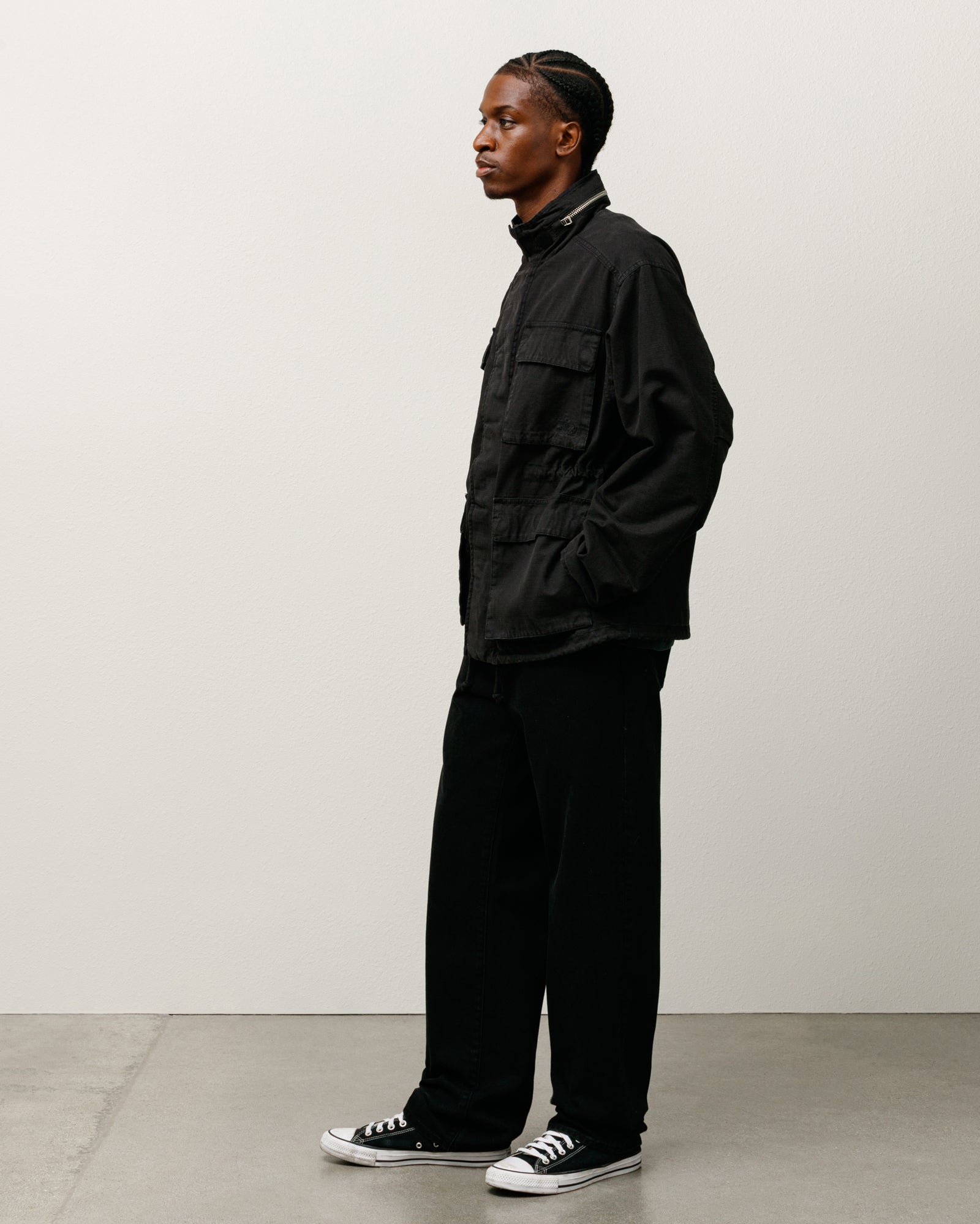 New Classic Jeans Denim Mens Regular In Black