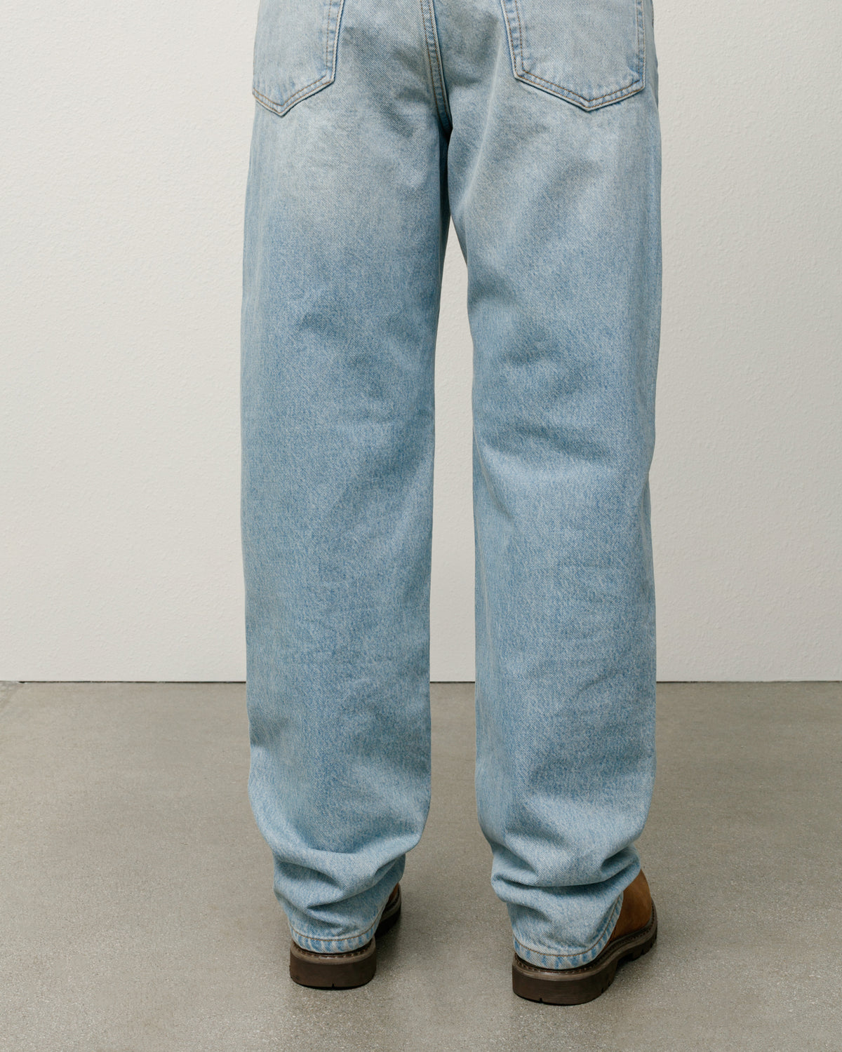 stussy relaxed jean denim light wash 30