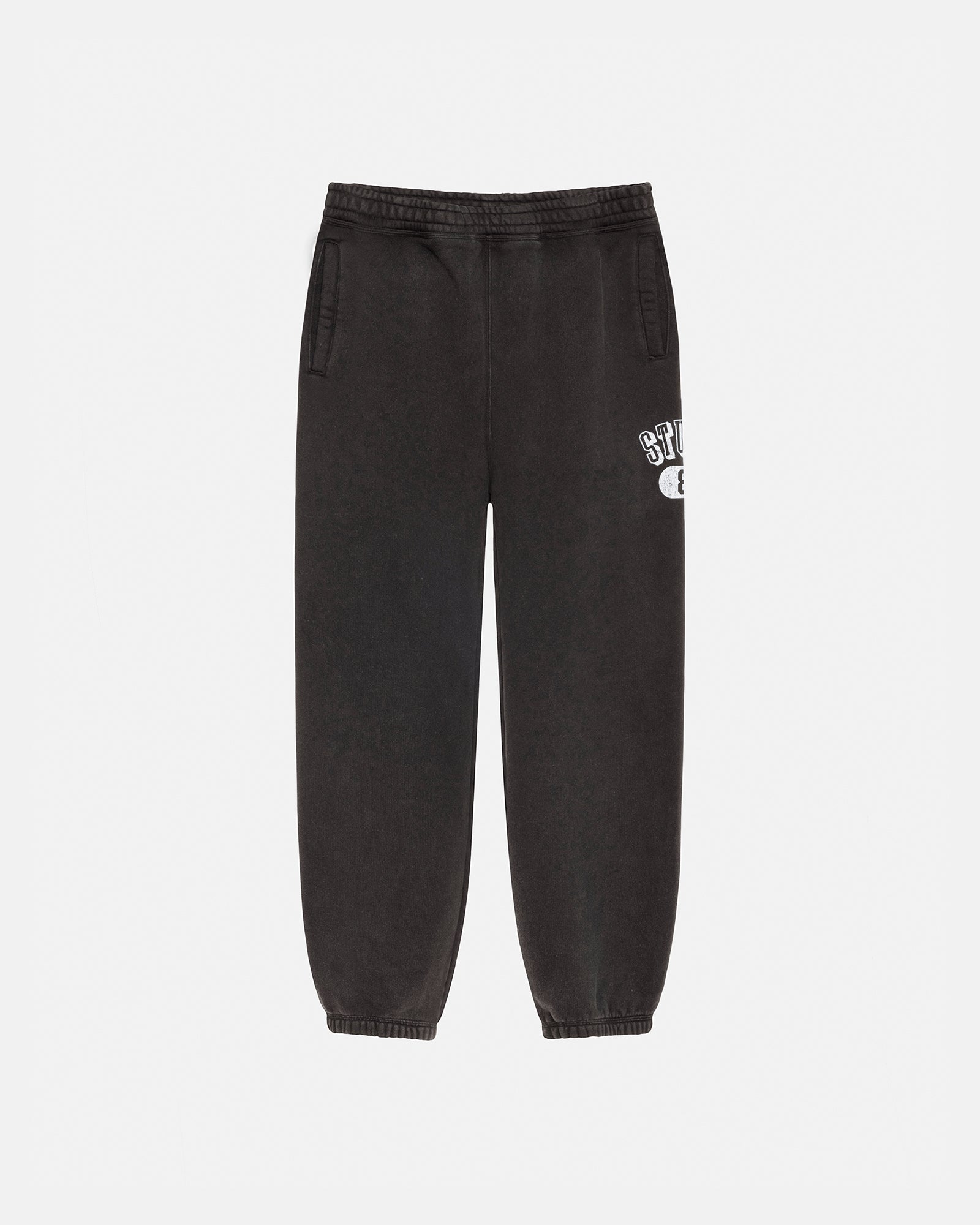 Stüssy 80 Fleece-Hose in gewaschenem Schwarz – Stüssy Europa 