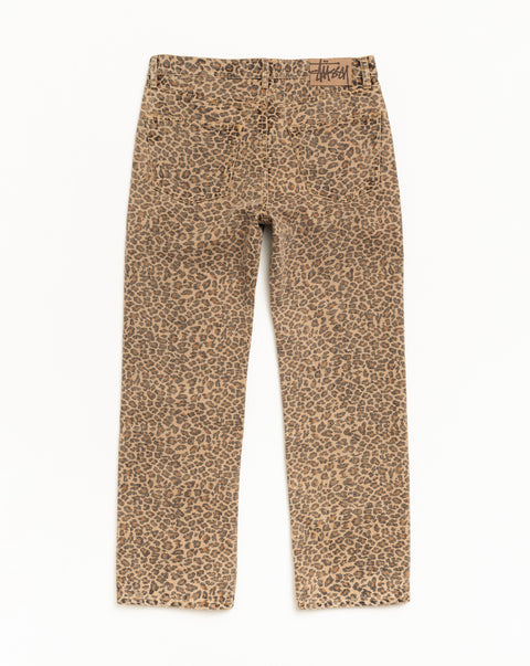 New Classic Jeans Denim Vtg Unisex Regular In Leopard