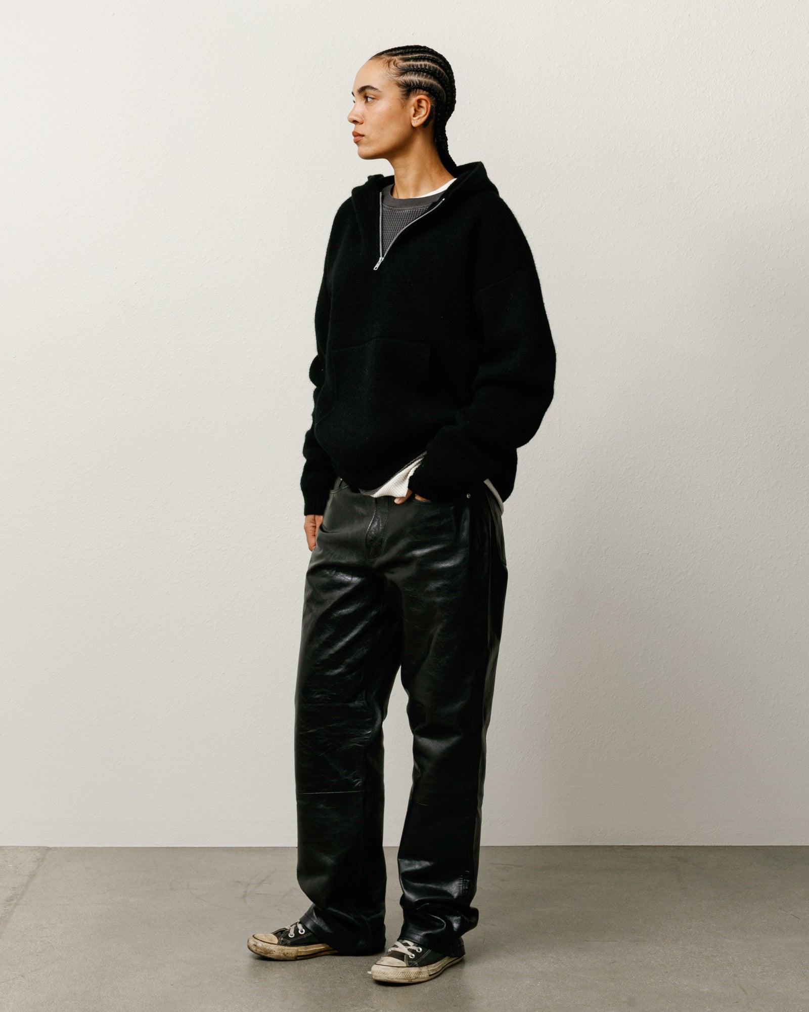 New Classic Pant Leather – Black | Pants | Stüssy Europe