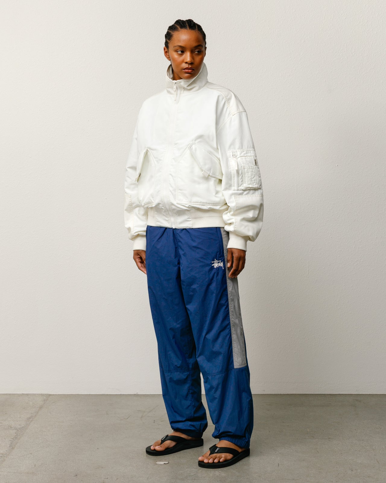 Nylon Track Pant – Navy | Pants | Stüssy Europe