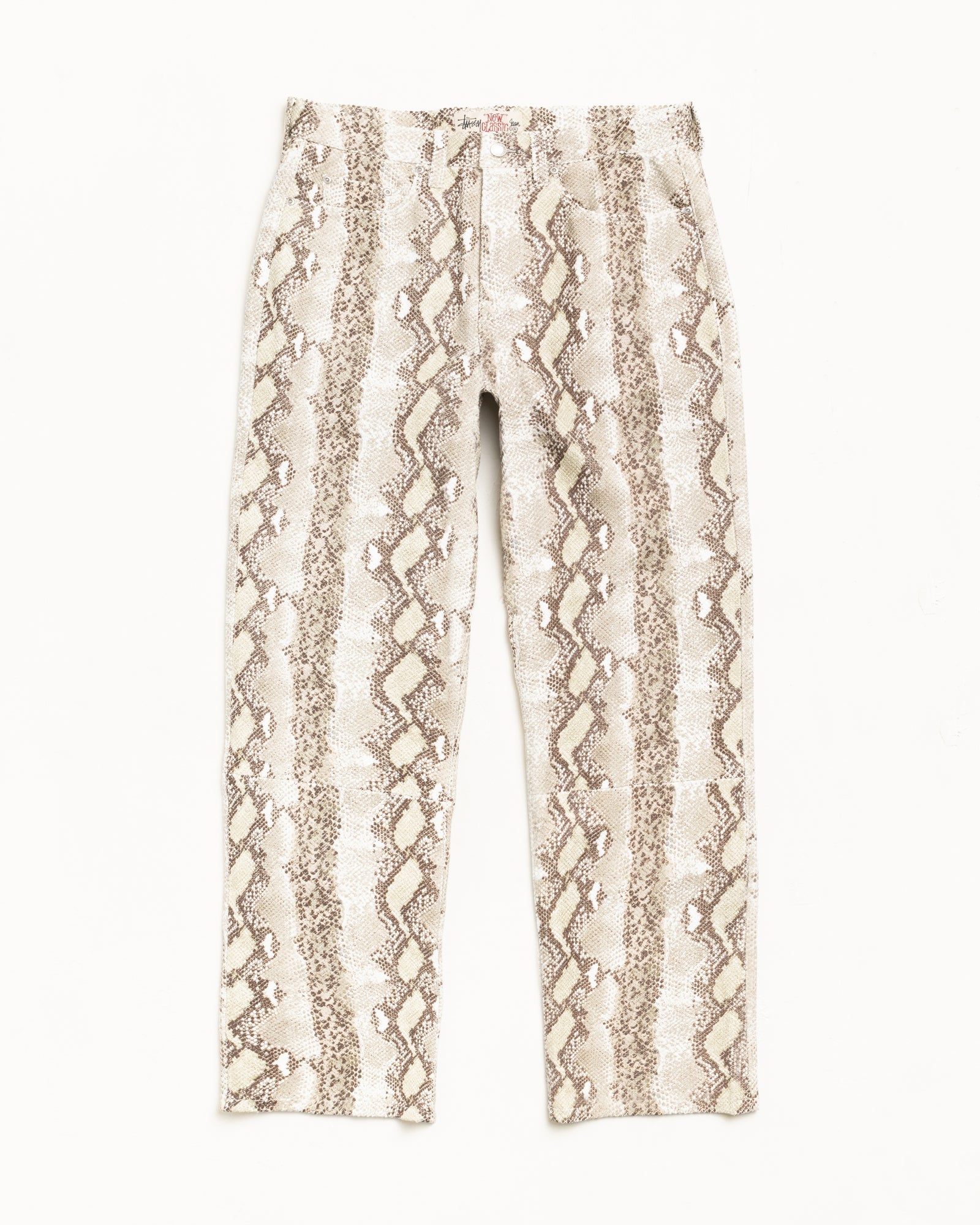 New Classic Jean Leather Snake Mens Regular In Snake