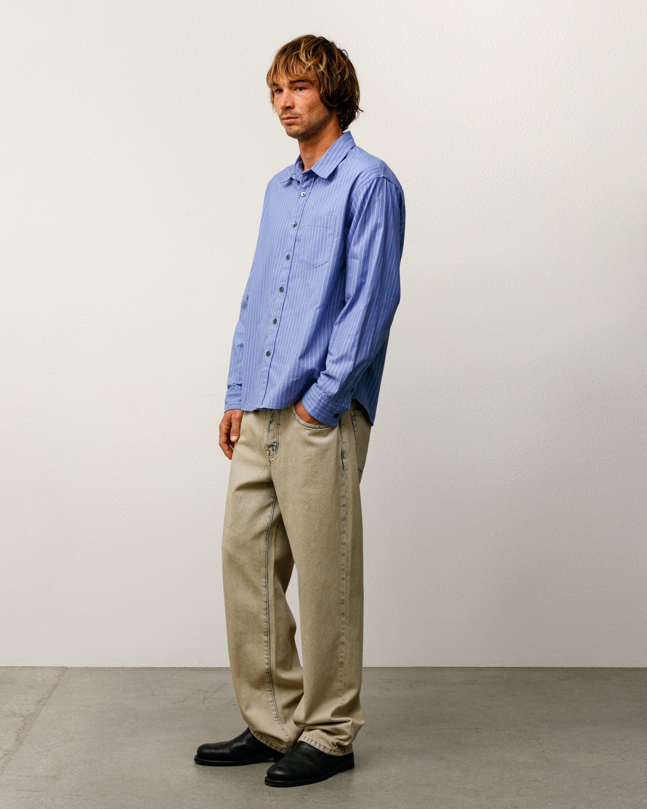New Classic Jean Denim – Resin Wash Khaki | Pants | Stüssy Europe