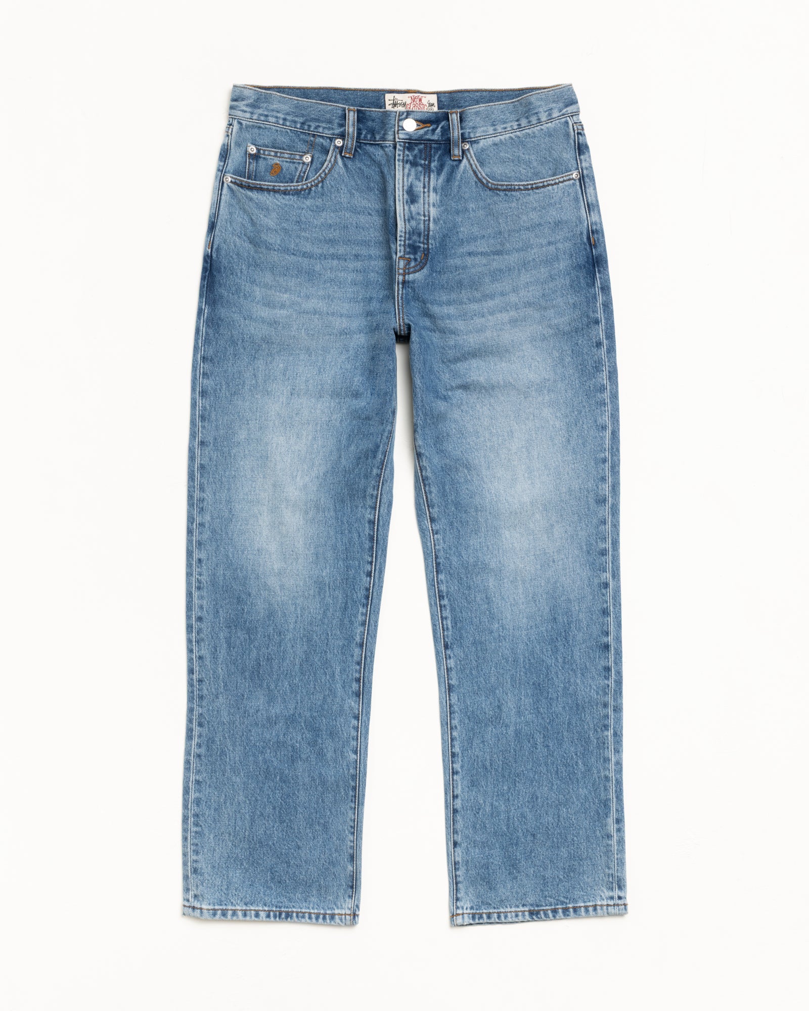 New Classic Jean Denim – Indigo Stone Wash | Pants | Stüssy Europe