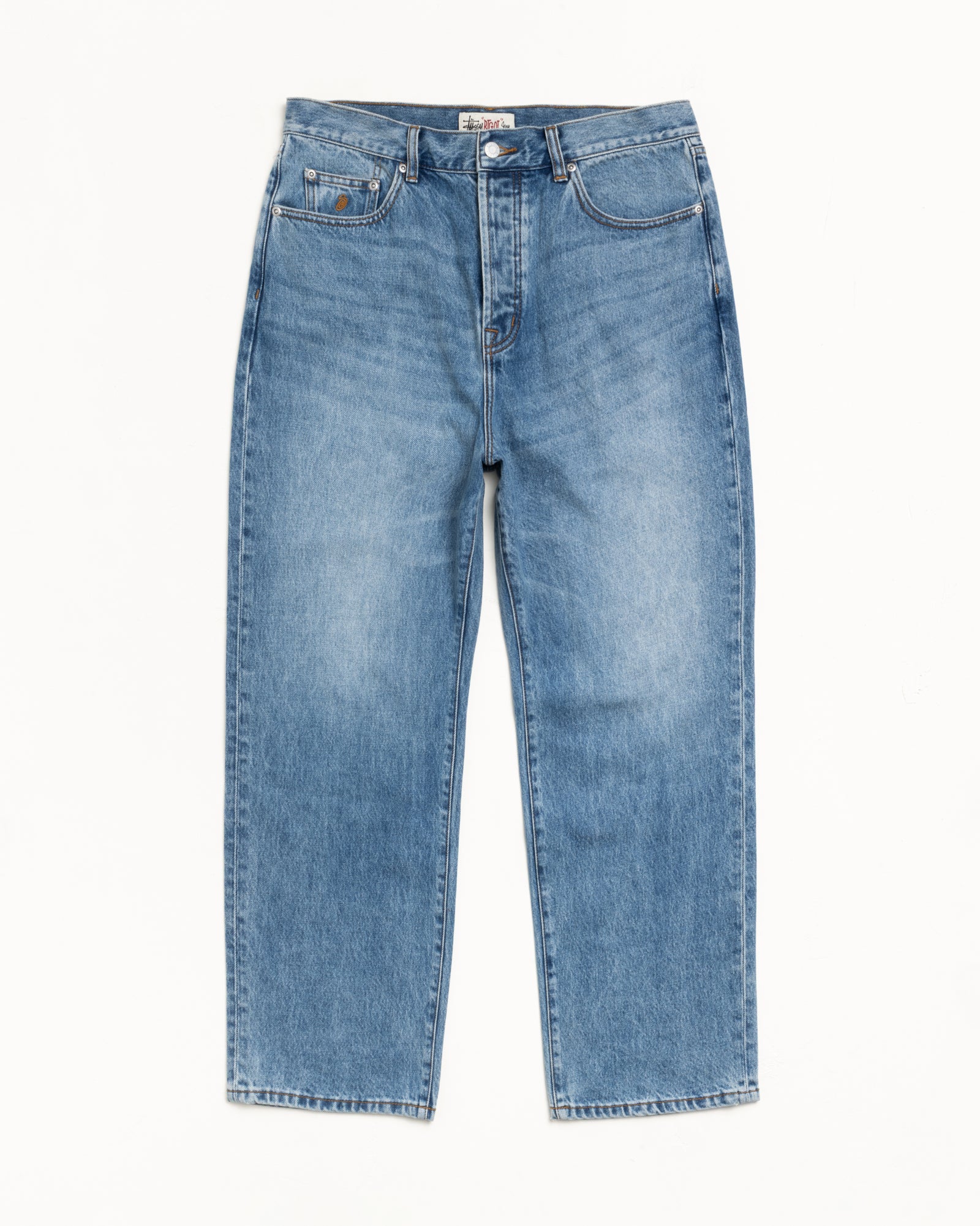 Big Ol' Jean Denim – Indigo Stone Wash | Pantalones | Stüssy