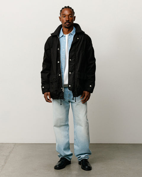 Jean Big Ol' Denim en indigo délavé clair, coupe unisexe ample fuselée