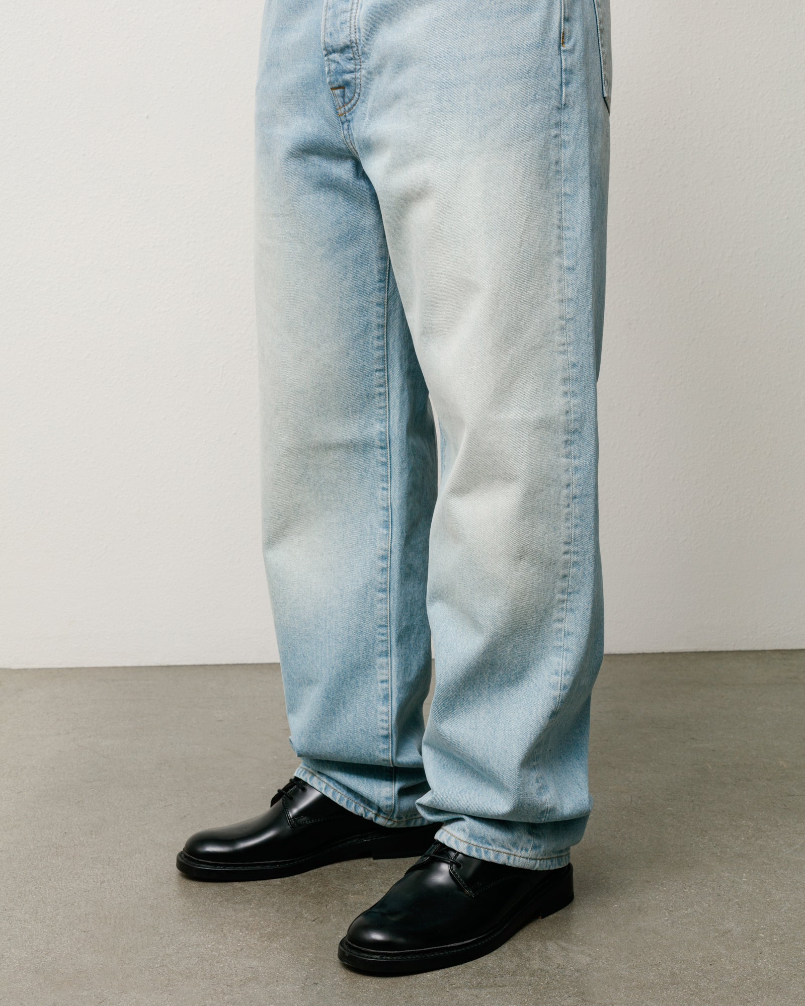 Big Ol Jean Denim Unisex In Light Wash Indigo
