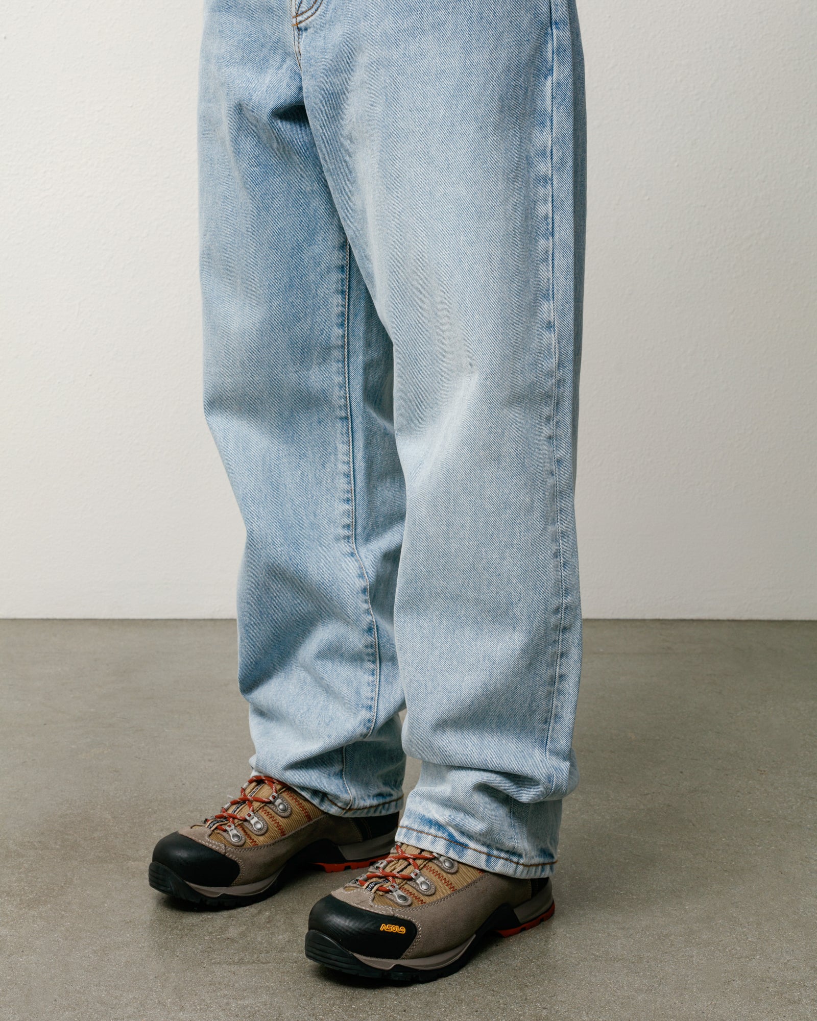 Big Ol Jean Denim Unisex In Light Wash Indigo