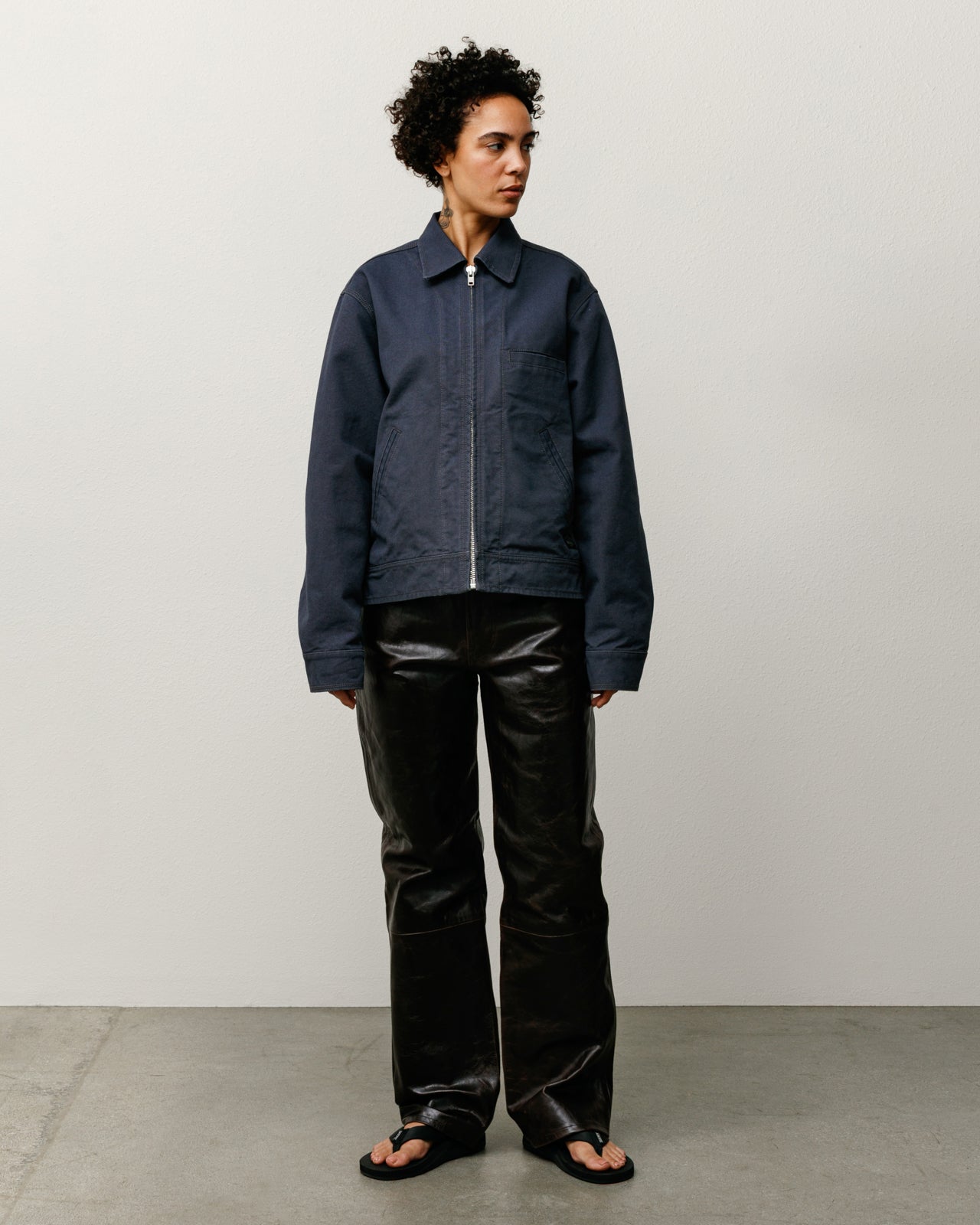 New Classic Pant Leather – Dark Brown | Pants | Stüssy Europe