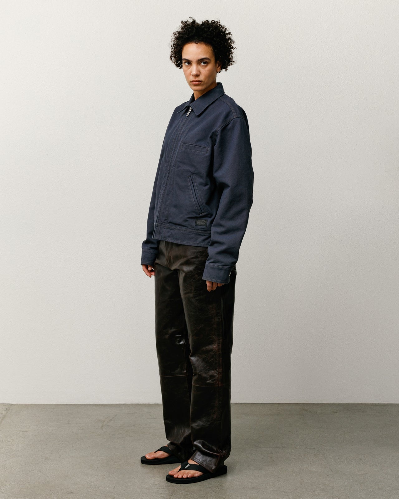 New Classic Pant Leather – Dark Brown | Pants | Stüssy Europe