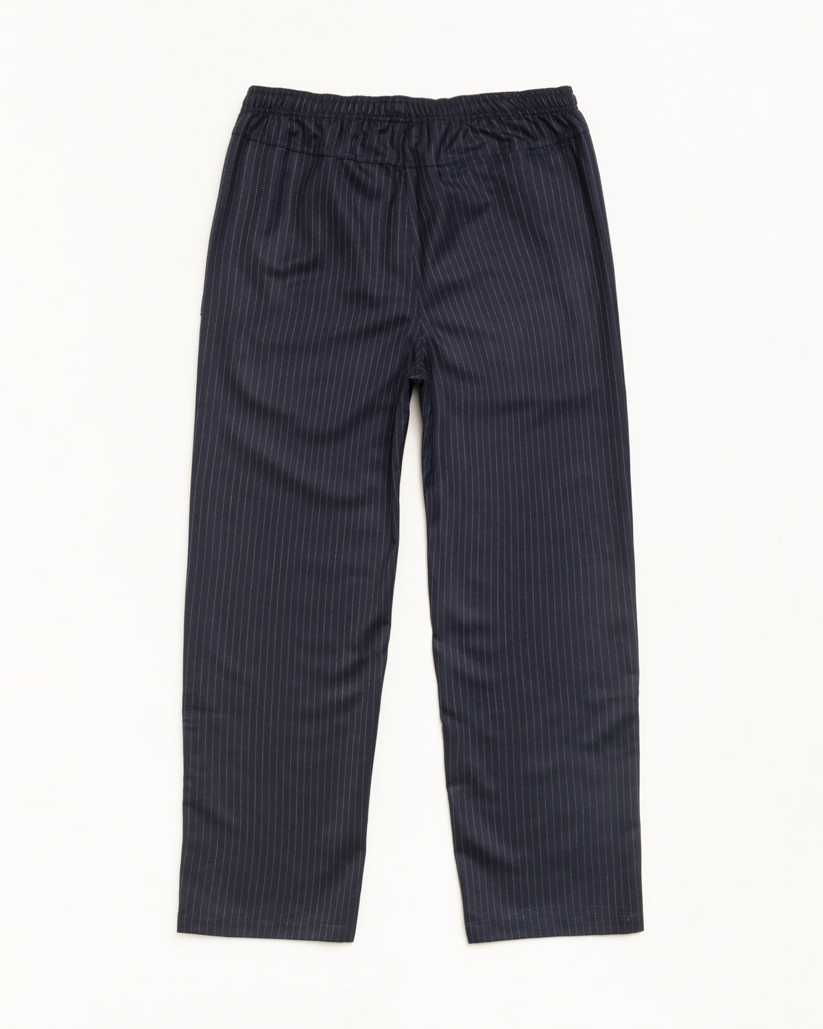 Beach Pant Dress Wool Unisex Regular In Navy Pinstripe