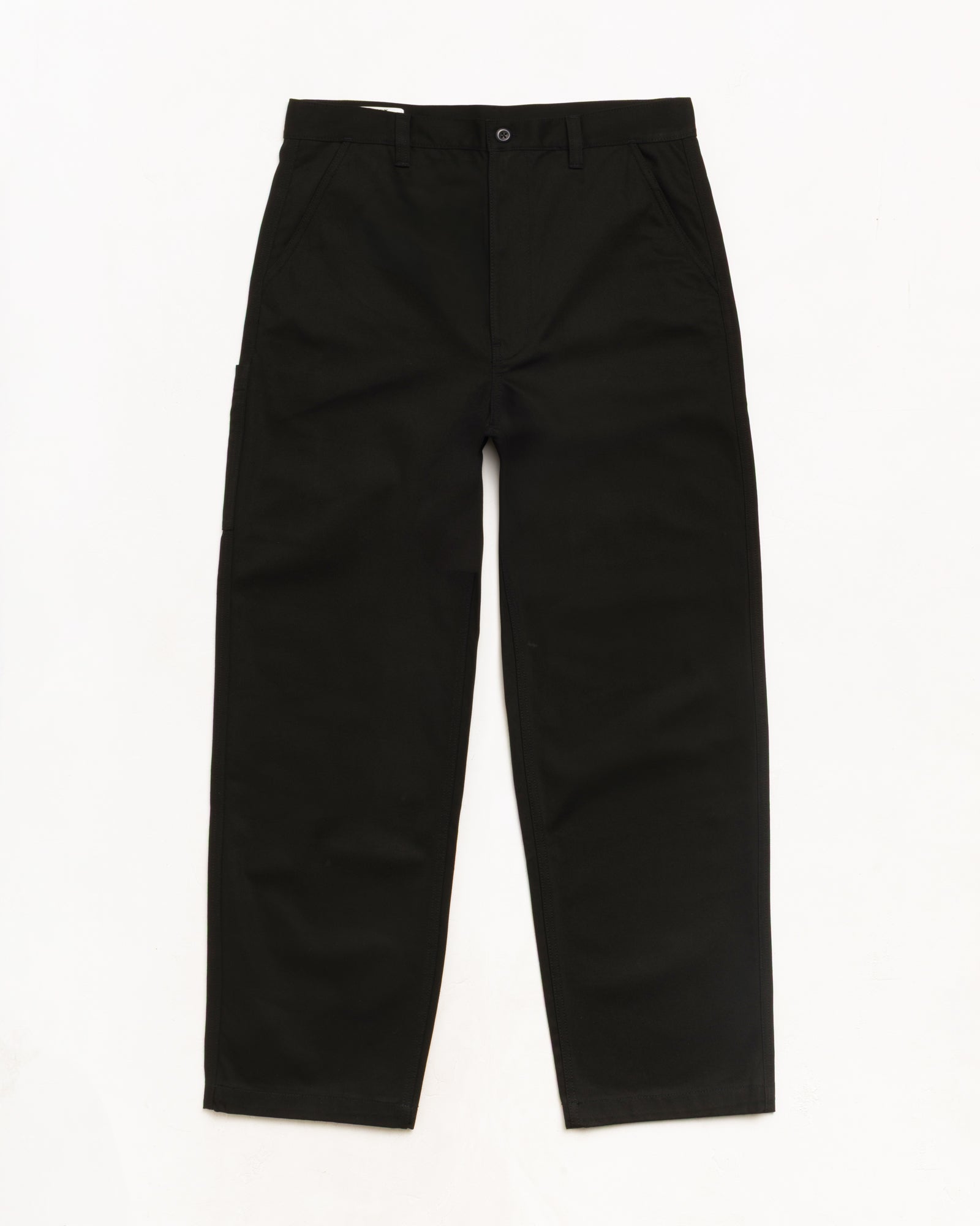 Uniform Pant Unisex Regular In Black | hero:main:collection:new-arrivals,shirts,tops-shirts,all,tees,outerwear,denim,knits,accessories,sunglasses,hoodies,sweats,mens-hoodies-sweatshirts,shorts,pants,bottoms,crew-sweats,zip-ups,swim,sweatpants,graphics,lazy-tees,swim,basic-9twenty,button-ups,shorts,cargos,denim-jeans,bottoms,bags,belts,wearables,gear,footwear,button-ups,basic-tops,jerseys,big-ol,classics,slim,jackets,all, | product-card-slider
