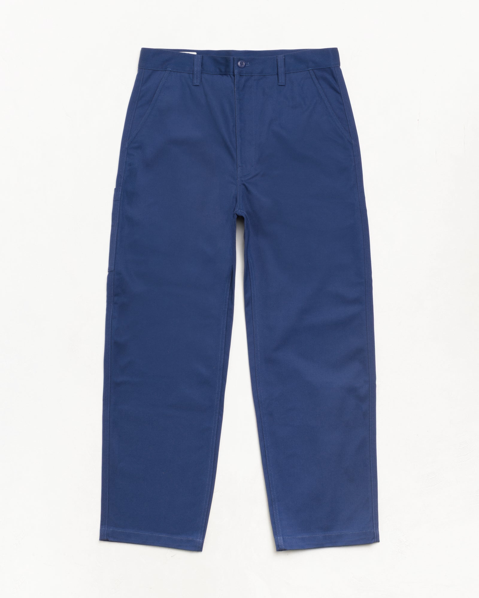 Uniform Pant Unisex Regular In Blue | hero:main:collection:new-arrivals,shirts,tops-shirts,all,tees,outerwear,denim,knits,accessories,sunglasses,hoodies,sweats,mens-hoodies-sweatshirts,shorts,pants,bottoms,crew-sweats,zip-ups,swim,sweatpants,graphics,lazy-tees,swim,basic-9twenty,button-ups,shorts,cargos,denim-jeans,bottoms,bags,belts,wearables,gear,footwear,button-ups,basic-tops,jerseys,big-ol,classics,slim,jackets,all, | product-card-slider