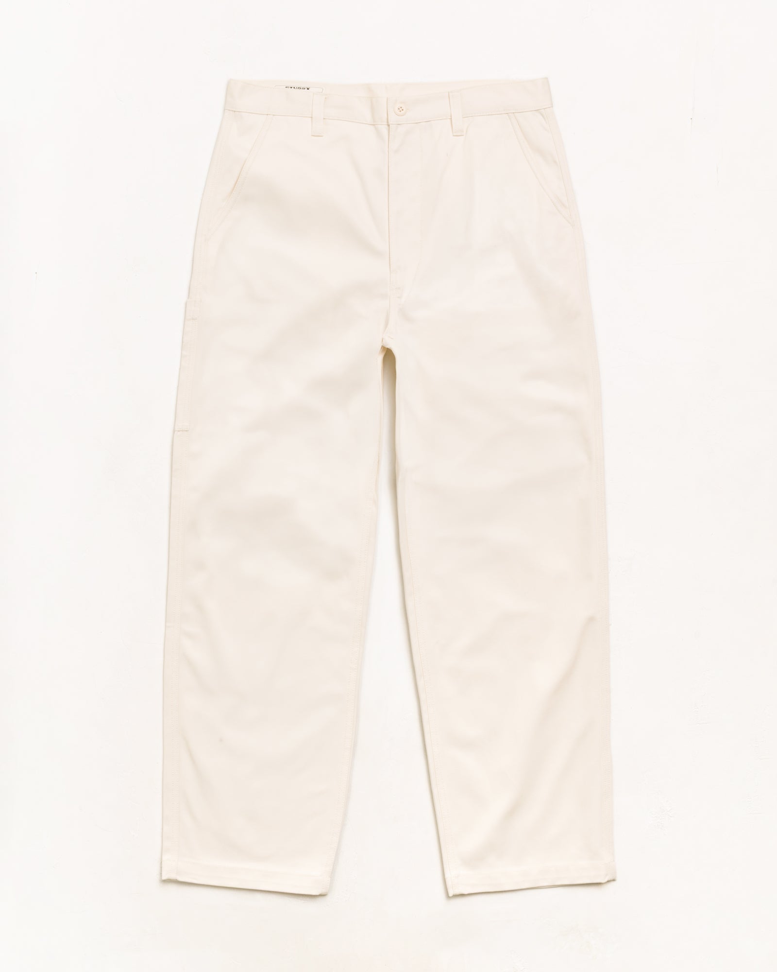 Uniform Pant Unisex Regular In Bone | hero:main:collection:new-arrivals,shirts,tops-shirts,all,tees,outerwear,denim,knits,accessories,sunglasses,hoodies,sweats,mens-hoodies-sweatshirts,shorts,pants,bottoms,crew-sweats,zip-ups,swim,sweatpants,graphics,lazy-tees,swim,basic-9twenty,button-ups,shorts,cargos,denim-jeans,bottoms,bags,belts,wearables,gear,footwear,button-ups,basic-tops,jerseys,big-ol,classics,slim,jackets,all, | product-card-slider